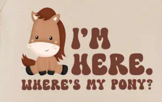 Where's My Pony Onesie