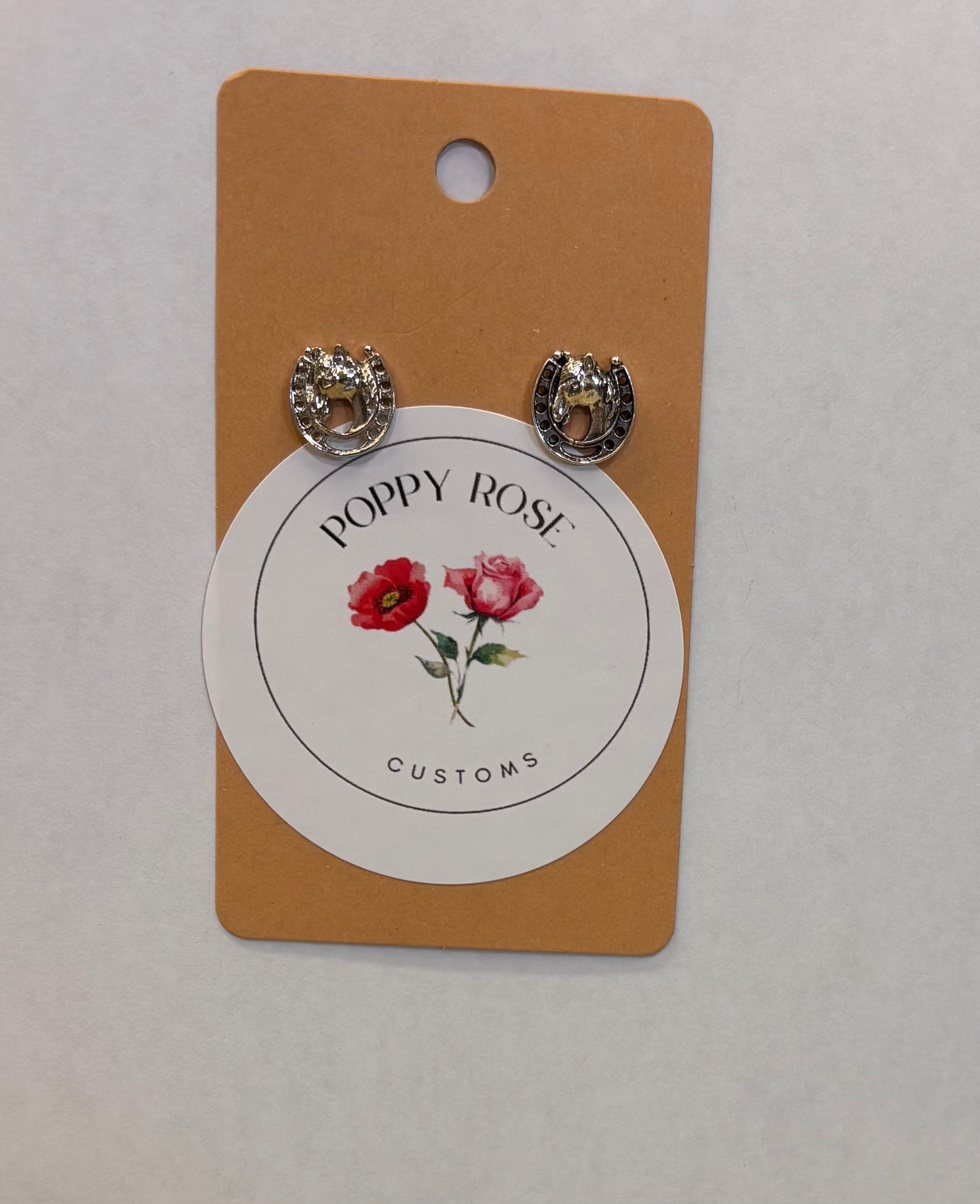 Silver Earrings Ritchie  Feed & Seed Stock