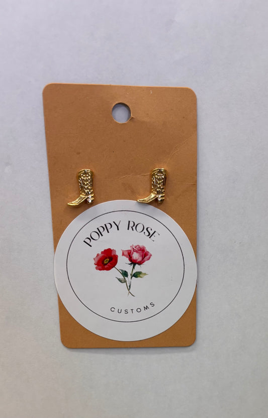 Gold Earring Ritchie Feed & Seed Stock