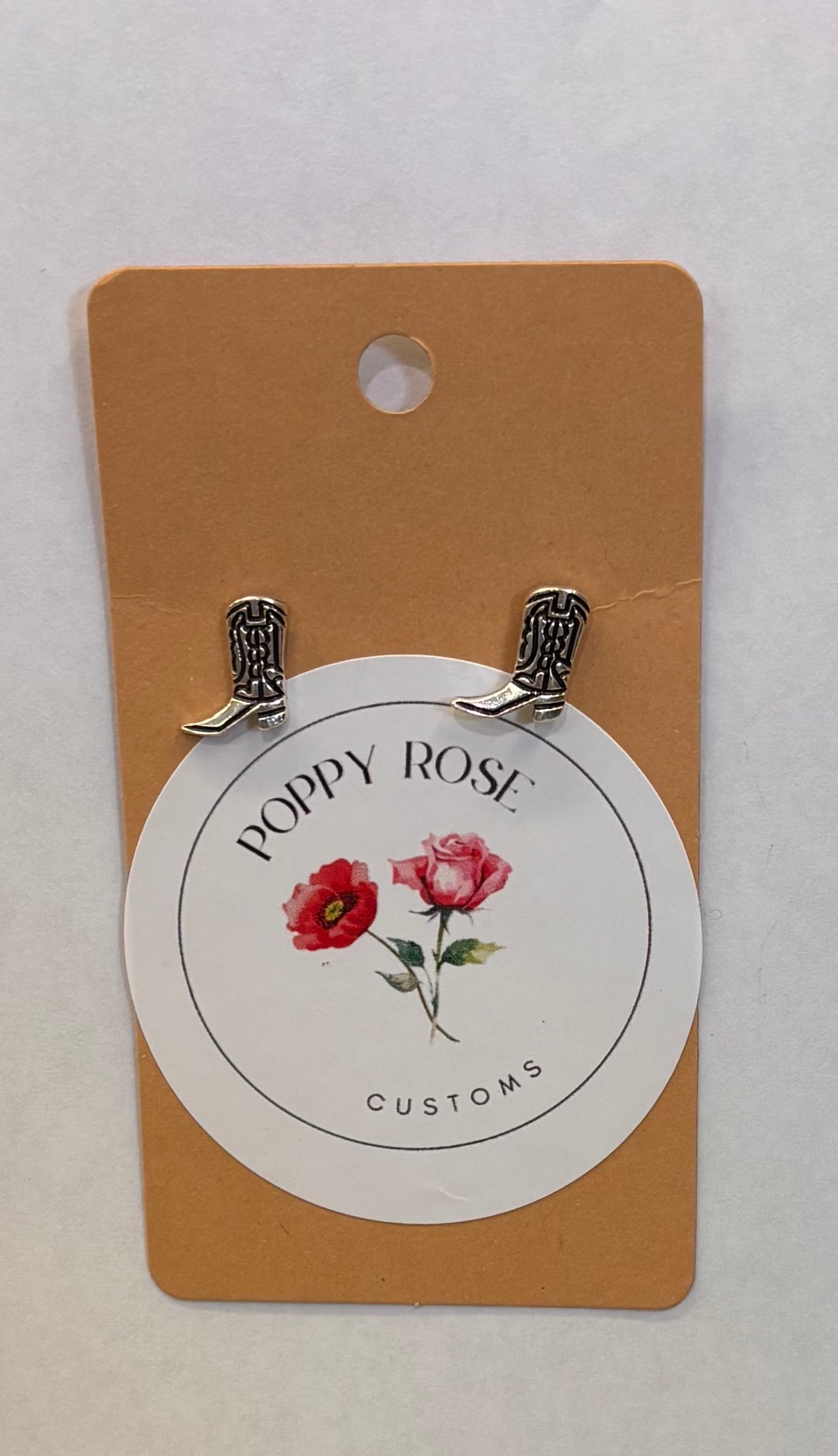 Silver Earrings Ritchie  Feed & Seed Stock