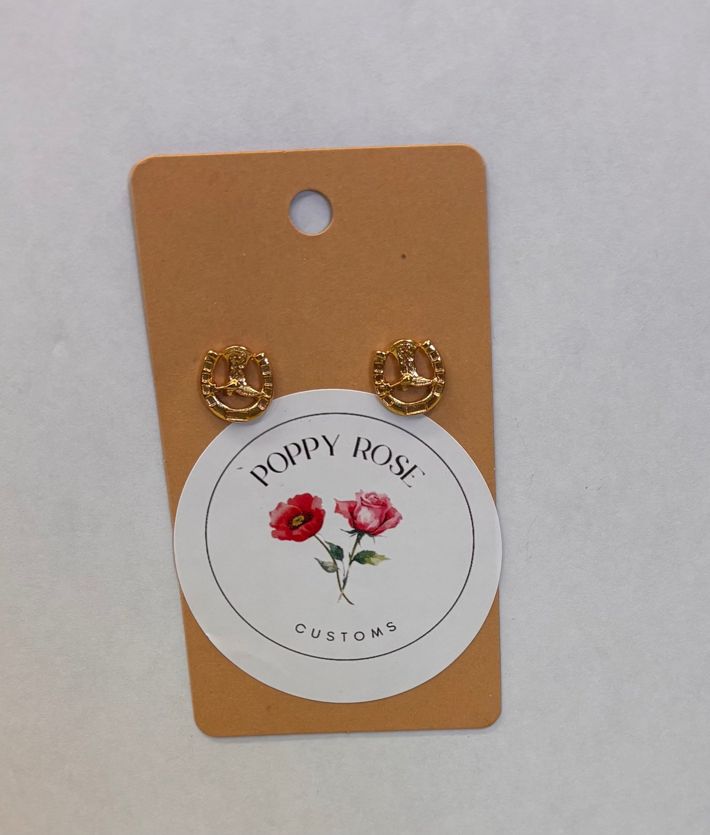 Gold Earring Ritchie Feed & Seed Stock