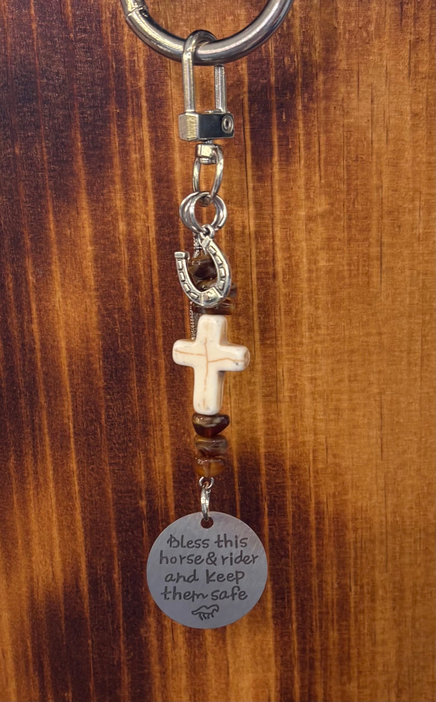 Bless This Horse and Rider Bridle Charm Ritchie Feed & Seed Stock