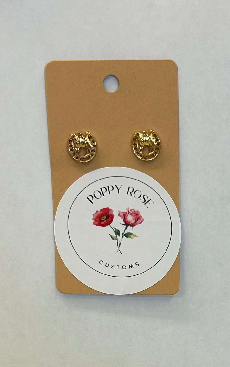 Gold Earring Ritchie Feed & Seed Stock