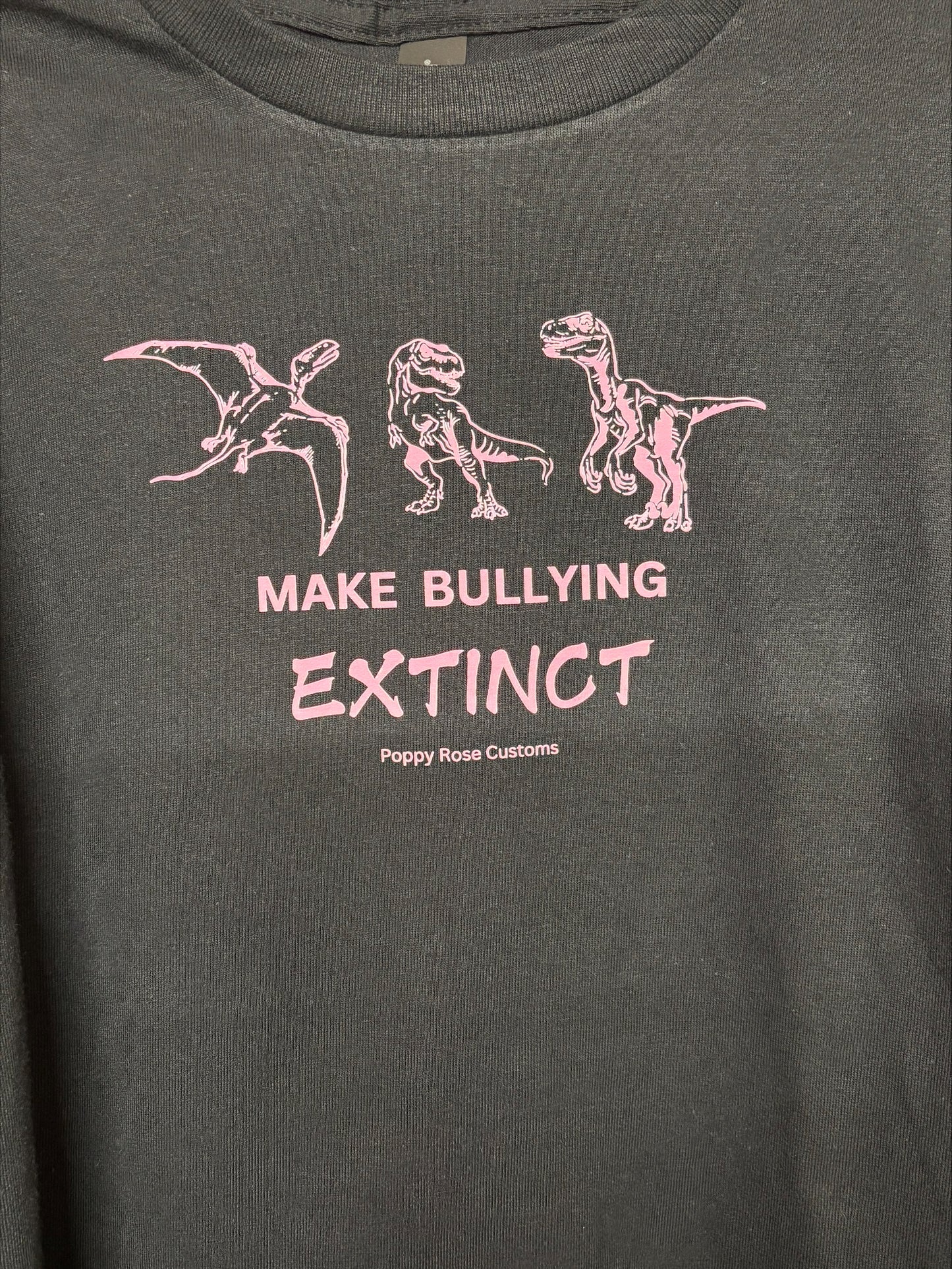 Make Bullying Extinct T-Shirt-Pink Shirt Day February 26th